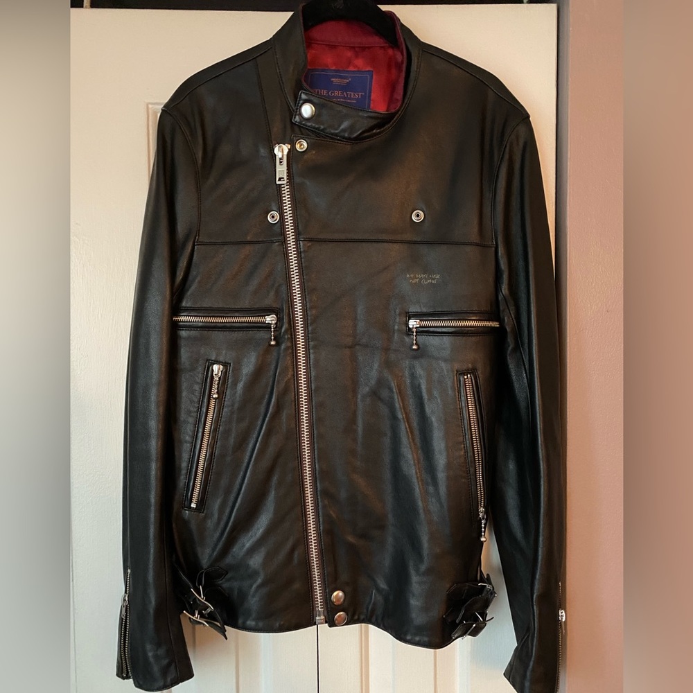 Undercover The Greatest Sheepskin Leather Rider Jacket SS16 collection